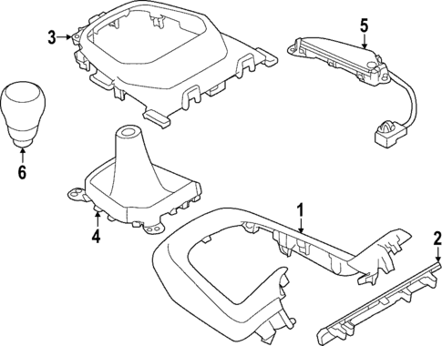 Shifter Trim for 2023 Toyota GR86 #0
