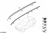 51137206131 - : Roof Molding Left for BMW Image