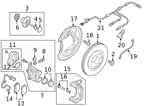 Rear Brakes for 2017 Audi A4 Quattro #0