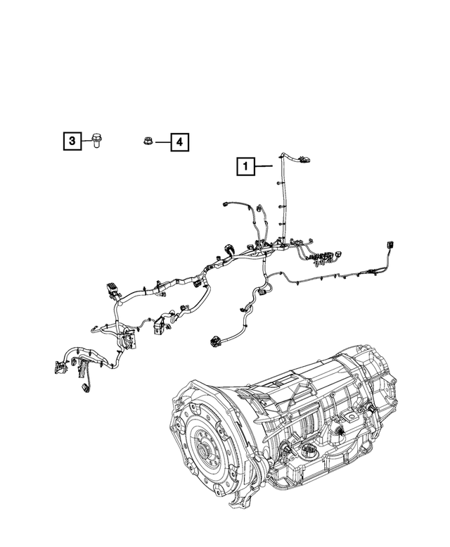 68358713AE - Electrical: Transmission Wiring for Mopar Image image