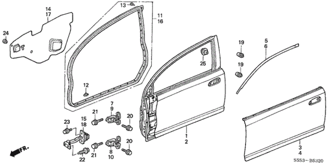 Door Panels for 2005 Honda Civic #0