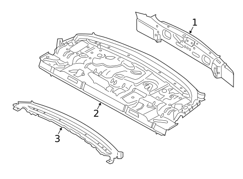 Rear Body for 2014 BMW 328i #0