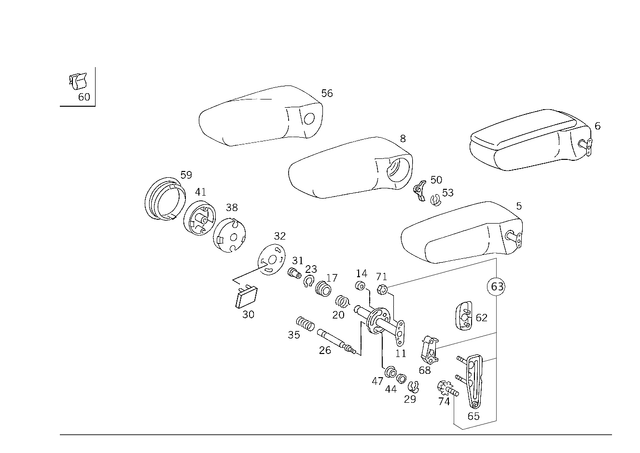 1269730334 - : Spring for Mercedes-Benz: 190D, 200, 200D, 280SE, 300D, 300E, 300SE, 300SEL, 300TD, 300TE, 380SE, 380SEC, 380SEL, 560SEC, 560SEL Image