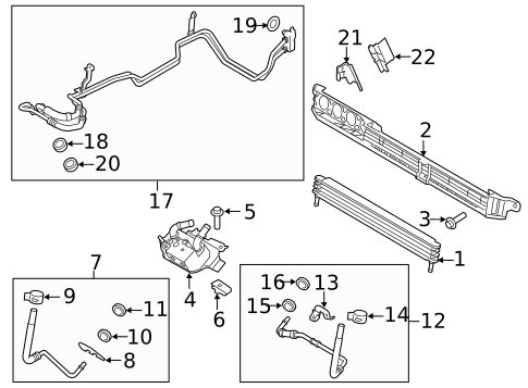 Trans Oil Cooler for 2015 Ford F-150 #0