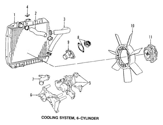 MB605034 - Cooling System: Radiator for Mopar Image