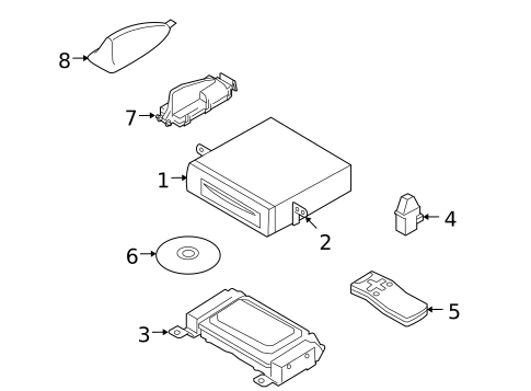 Navigation System for 2010 Volvo C70 #0