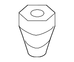 WHT003869A - Body: Roof Panel Nut for Volkswagen Image
