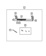 68193116AC - Mopar Accessories - Component Parts: Side Step, Right for Mopar Image