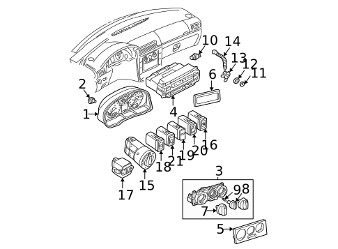 Window Defroster for 2002 Volkswagen Passat #0