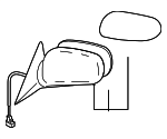 91031FE200NN - Body: Mirror Assembly for Subaru Image