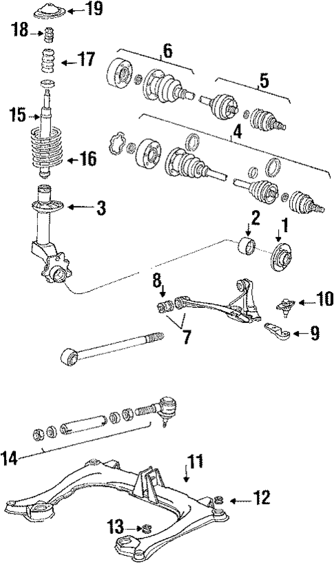 Exhaust Components for 1985 Audi 4000 Quattro #0