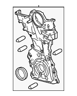 PXK810500 - Engine: Front Cover for Mazda: CX-70, CX-90 Image