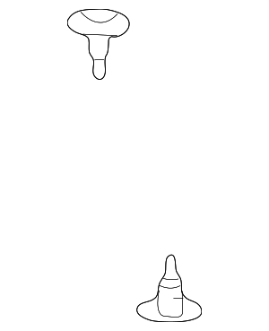 4D0863788 - Body: Interior Quarter Panel Trim Panel Rivet for Audi Image