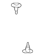 Interior Quarter Panel Trim Panel Rivet