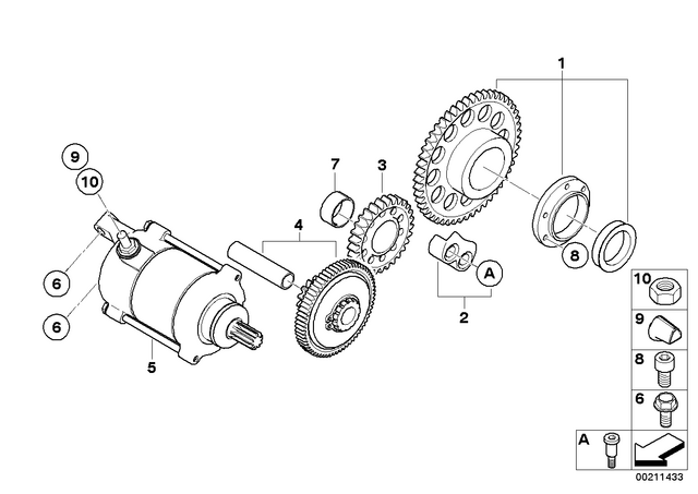 11117715437 - : Set, One-Way Clutch for BMW-Motorrad Image