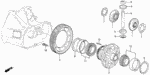 41221PG2K00 - Transmission - Manual: GEAR, DIFFERENTIAL SIDE for Acura Image