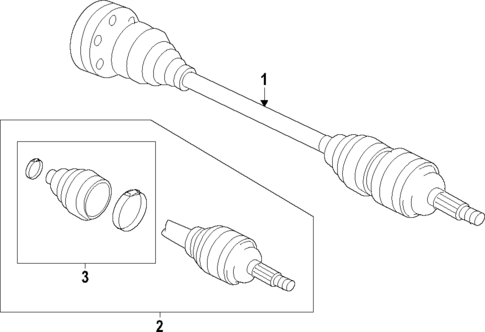 Axle Shafts & Joints for 2024 Porsche Macan #0