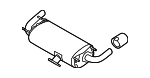 SU00311046 - Exhaust: Muffler &amp; Pipe for Toyota Image