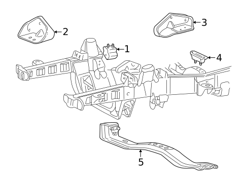 Engine & Trans Mounting for 2001 Ford Explorer Sport #0