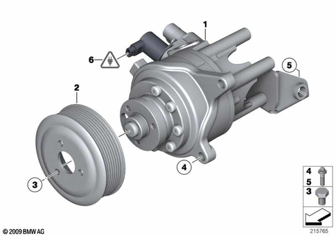 Power Steering Pump for 2012 BMW 640i #0