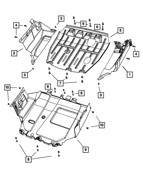 Floor Pans for 2017 Jeep Compass #4
