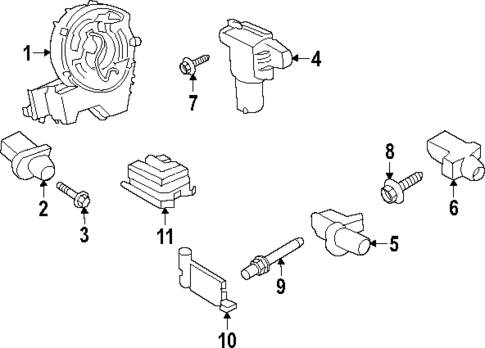 Air Bag Components for 2025 Ford E-Transit #0