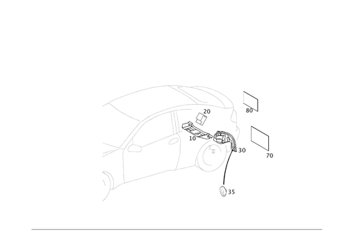 Insulation in Luggage Compartment and Rear End Pillar for 2003 Mercedes-Benz C 230 #0