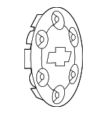 9595897 - Suspension: Hub Cap for GMC: Canyon Image