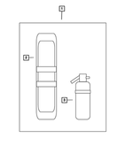 55352852AA - Wheels: Tool Set for Chrysler: 200, 300, Pacifica, PT Cruiser, Sebring, Town &amp; Country, Voyager | Dodge: Avenger, Caliber, Challenger, Charger, Dakota, Dart, Durango, Grand Caravan, Journey, Magnum, Neon, Nitro, Ram 1500, Ram 2500, Ram 3500, Stratus, Viper | Jeep: Cherokee, Commander, Compass, Gladiator, Grand Cherokee, Grand Cherokee L, Liberty, Patriot, Wrangler, Wrangler JK | Ram: 1500, 1500 Classic, 2500, 3500, C/V, Dakota Image
