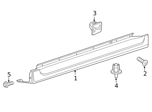 Exterior Trim - Pillars for 2008 Saab 9-3 #0