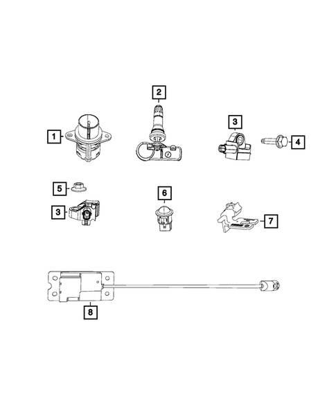 Sensors for 2018 Jeep Wrangler #1
