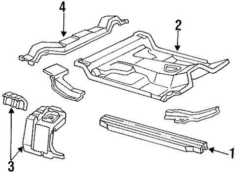Floor - Cab for 1985 Ford Ranger #0