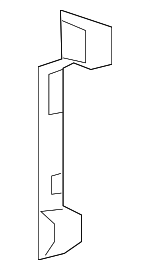612360C010 - : Inner Center Pillar Bracket for Toyota: Sequoia, Tundra Image