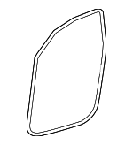 o o mi Toyota Genuine Front Door Opening Trim LH Weatherstrip 62312
