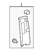 624100C040B2 - Body: Upper Center Pillar Trim for Toyota Image image