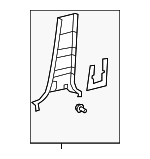 624130C031C0 - Body: Lower Center Pillar Trim for Toyota Image image