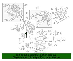 12279-3TS0A - Seal | Official Nissan Parts Store