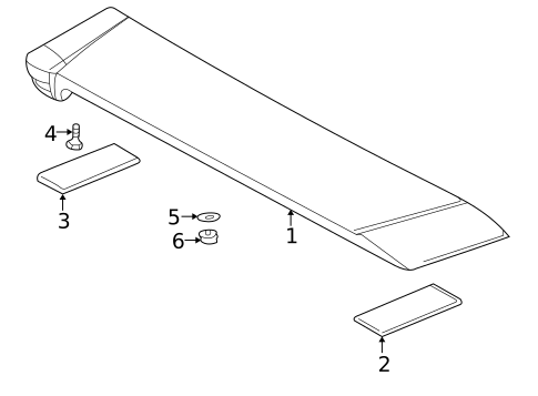 Spoiler for 2003 Hyundai Elantra #0