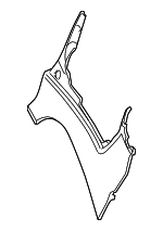 51438240971 - Body: Lower Quarter Trim for BMW: 323Ci, 325Ci, 330Ci, M3 Image