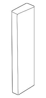 41007284407 - Body: Water Drain Panel Holder for BMW: 330e, 330e xDrive, 330i, 330i xDrive, 428i, 428i xDrive, 430i, 430i Gran Coupe, 430i xDrive, 430i xDrive Gran Coupe, 435i, 435i xDrive, 440i, 440i xDrive, i4, M3, M340i, M340i xDrive, M4, M440i, M440i Gran Coupe, M440i xDrive, M440i xDrive Gran Coupe Image