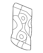 41009852058 - Body: Striker Plate for BMW: 430i, 430i Gran Coupe, 430i xDrive, 430i xDrive Gran Coupe, 530i, 530i xDrive, 540i xDrive, 550e xDrive, 740i, 750e xDrive, 760i xDrive, i4, i5, i7, M4, M440i, M440i Gran Coupe, M440i xDrive, M440i xDrive Gran Coupe, M5, X1, X3 Image