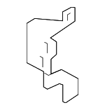 41007488123 - Body: Hinge Pillar Bracket for BMW: 330e, 330e xDrive, 330i, 330i xDrive, 430i, 430i Gran Coupe, 430i xDrive, 430i xDrive Gran Coupe, i4, M3, M340i, M340i xDrive, M4, M440i, M440i Gran Coupe, M440i xDrive, M440i xDrive Gran Coupe, X1 Image