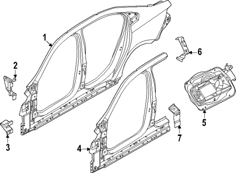 Uniside for 2024 BMW 530i #2