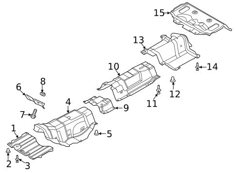 Heat Shields for 2020 Lincoln Corsair #0