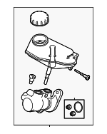 LR114626 - : 2018-2020 Land-Rover Master Cylinder for Land Rover: Discovery Sport, Range Rover Evoque Image