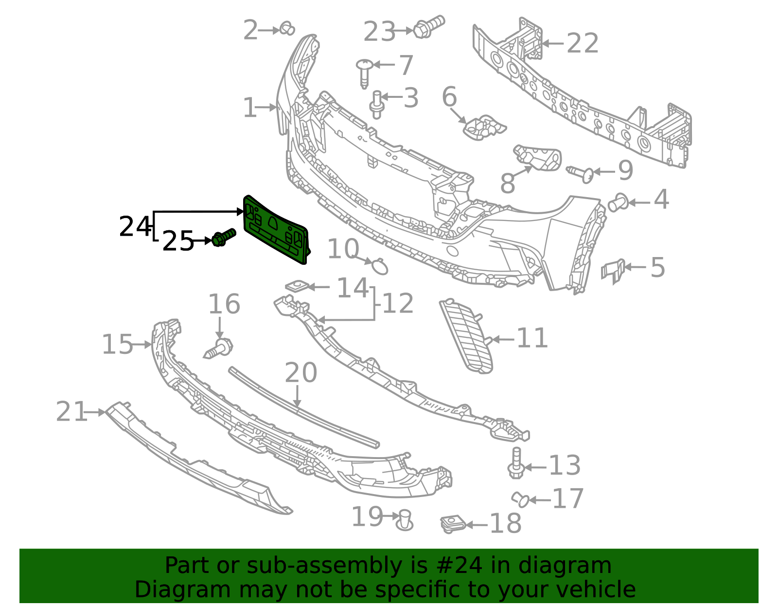 VA40-50-170 - License Frame - 2023-2025 Mazda CX-50 | Mazda Swag