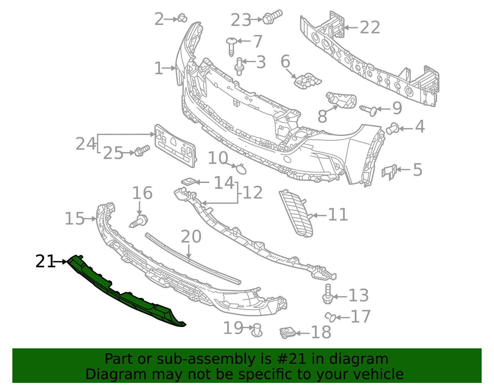 2025 Mazda CX-50 Valance Panel VC85-50-369 | OEM Parts Online