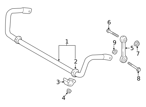 Stabilizer Bar & Components for 2022 Audi SQ7 #0