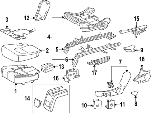Second Row Seats for 2025 Lexus TX500h #7