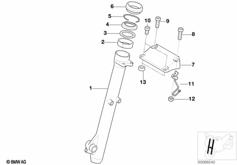 Telescopic Forks, Telelever for 2008 BMW-Motorrad F 650 GS #1